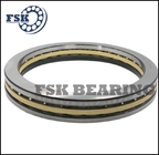 Small Size 51106 51107 51108 Thrust Ball Bearings Single Direction Brass Cage / Iron Cage